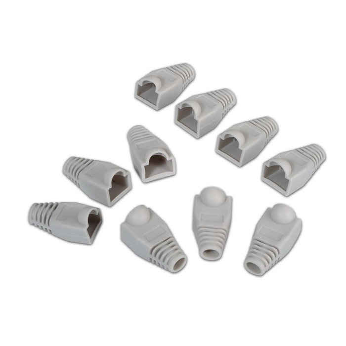 Aisens Funda Protectora RJ45 Gris (10 Unidades)